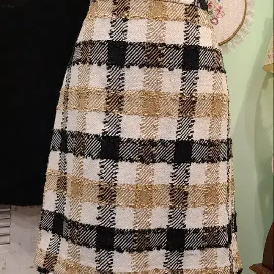 [BUNJANG] Anteiler Check Skirt (Size 66) / 새상품   앤테일러  66   체크  스커트
