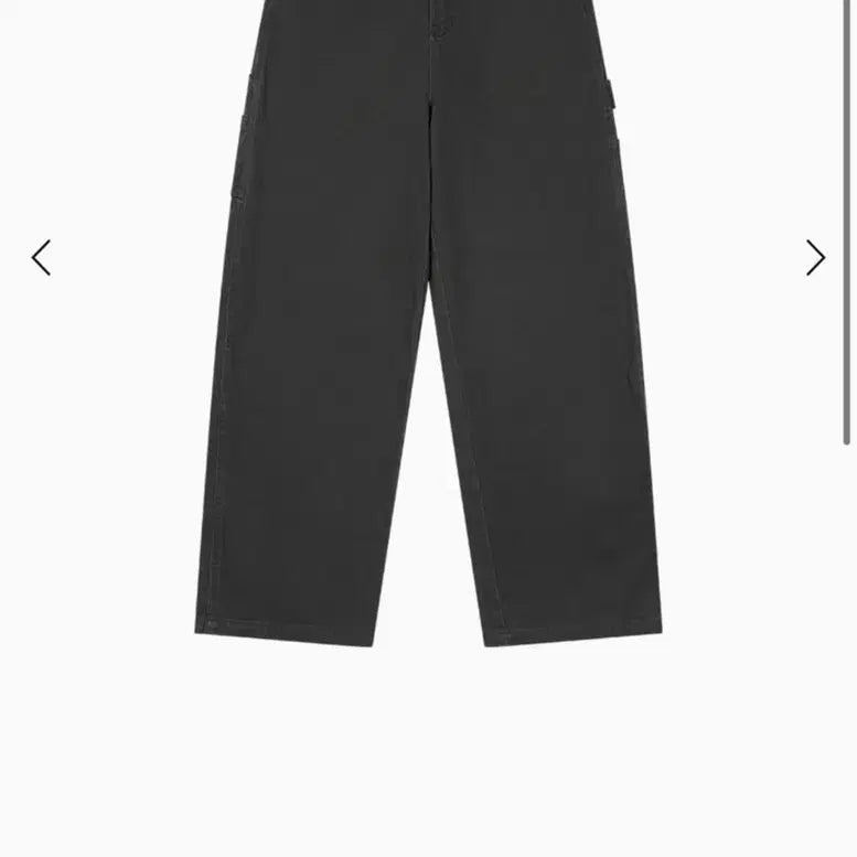 [BUNJANG] OHESIO Check Pocket Carpenter Pants Charcoal / 오헤시오 체크 포켓 카펜터 팬츠 차콜