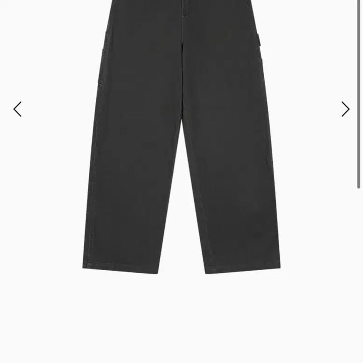 [BUNJANG] OHESIO Check Pocket Carpenter Pants Charcoal / 오헤시오 체크 포켓 카펜터 팬츠 차콜