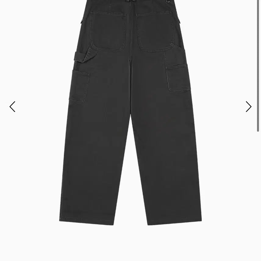 [BUNJANG] OHESIO Check Pocket Carpenter Pants Charcoal / 오헤시오 체크 포켓 카펜터 팬츠 차콜