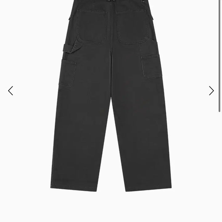 [BUNJANG] OHESIO Check Pocket Carpenter Pants Charcoal / 오헤시오 체크 포켓 카펜터 팬츠 차콜