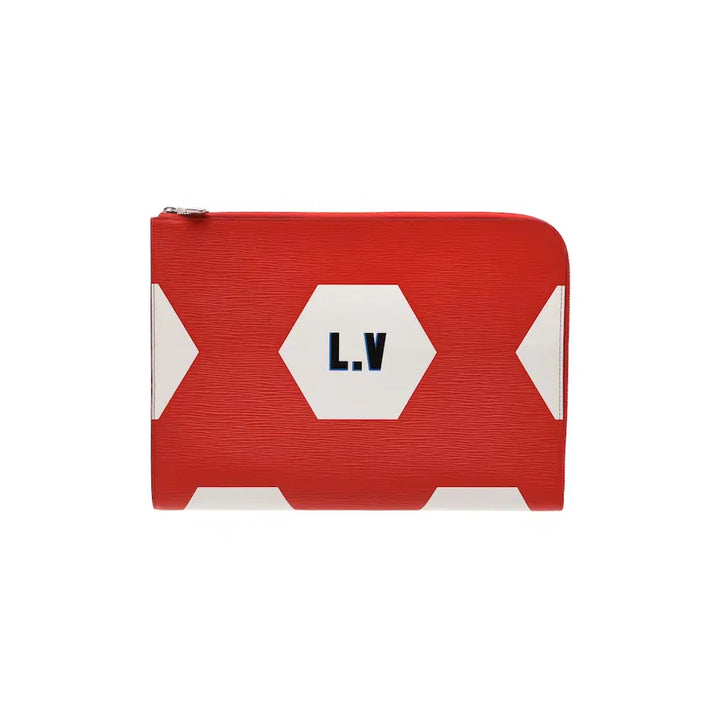 [BUNJANG] Louis Vuitton Epi Pochette Clutch Bag Red World Cup / 루이비통 레드 월드컵 포쉐트 클러치백