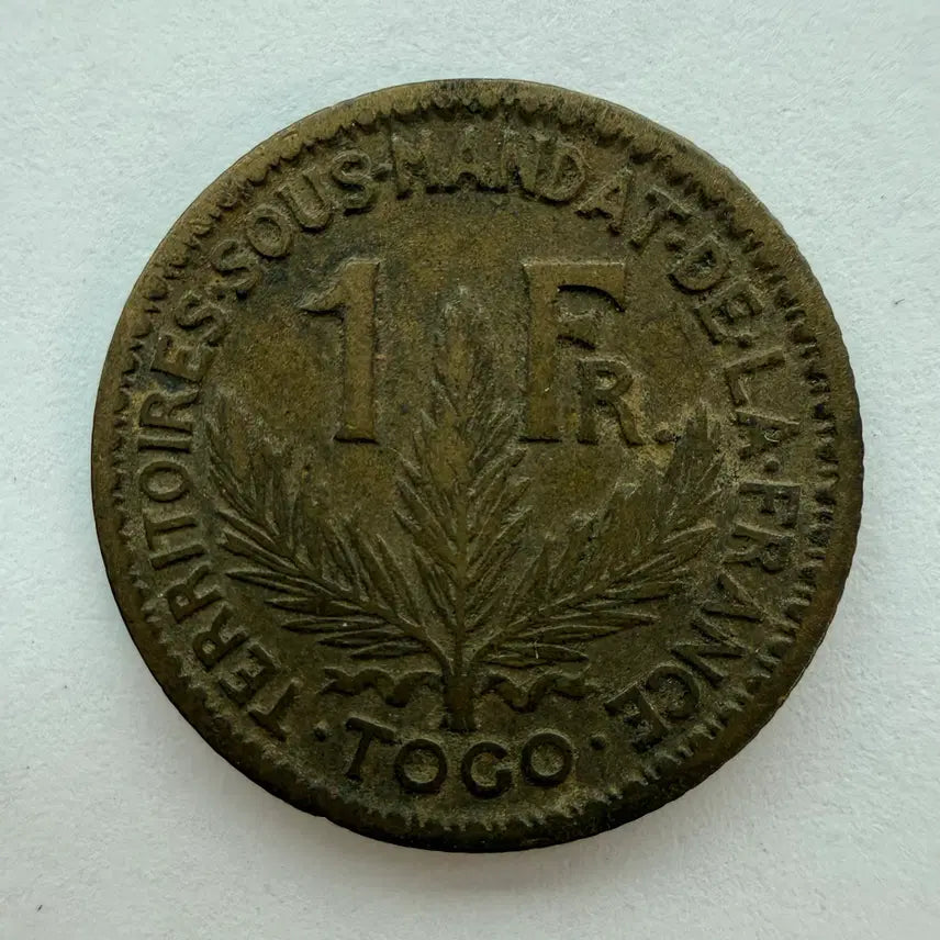 [BUNJANG] French Togoland 1 Franc Coin (1925) / 1925년 프랑스령 토고 1프랑 동전 S976