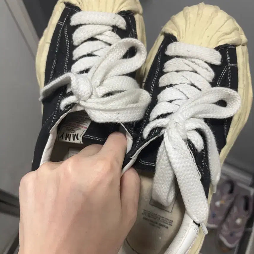 [BUNJANG] Mihara Yasuhiro Blakey Black Sneakers / 미하라 야스히로 블레이키 블랙 스니커즈 팝니다 중고