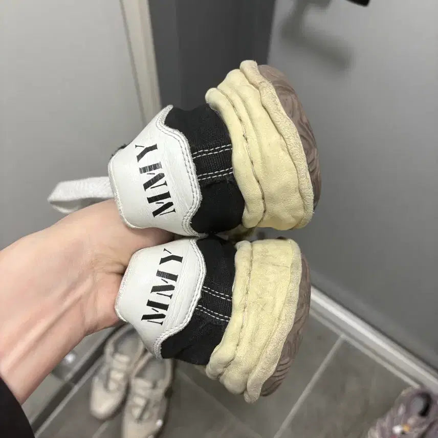 [BUNJANG] Mihara Yasuhiro Blakey Black Sneakers / 미하라 야스히로 블레이키 블랙 스니커즈 팝니다 중고