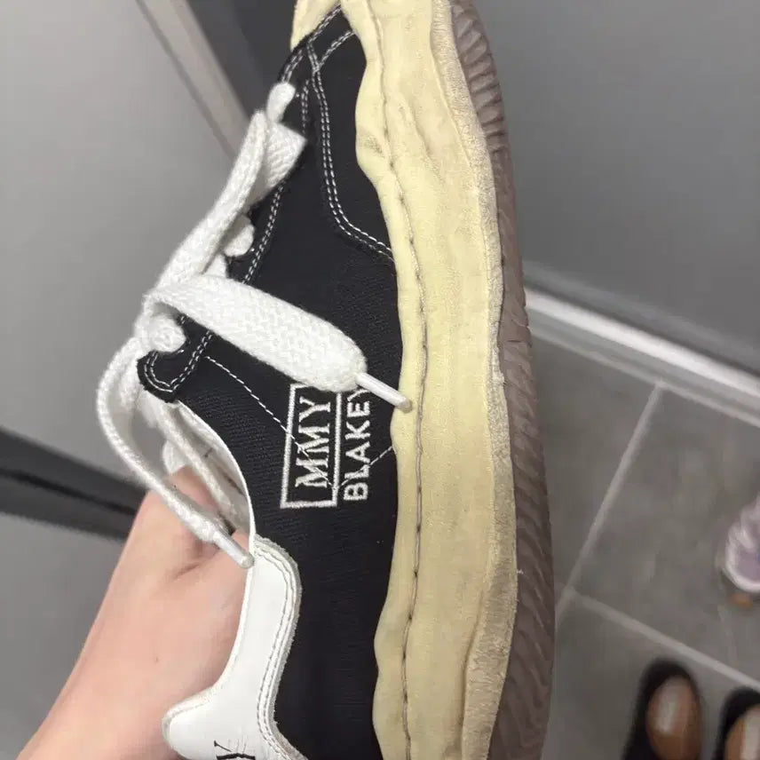 [BUNJANG] Mihara Yasuhiro Blakey Black Sneakers / 미하라 야스히로 블레이키 블랙 스니커즈 팝니다 중고