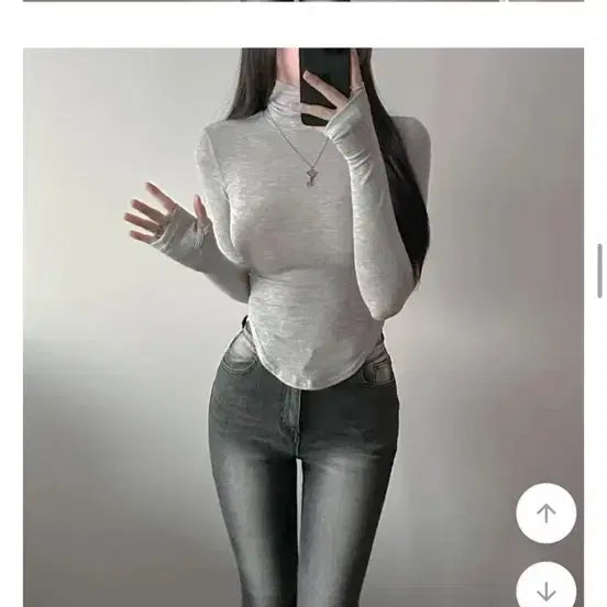 [BUNJANG] Spring/Autumn Turtleneck / 봄가을 목폴라