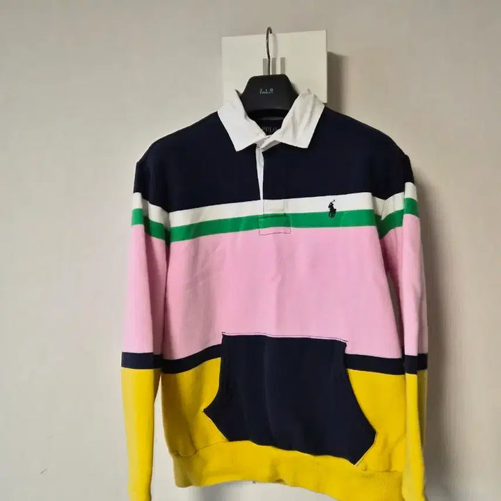 [BUNJANG] Polo Rugby Color Block T-Shirt L / 폴로 럭비 티셔츠 컬러 블록 L