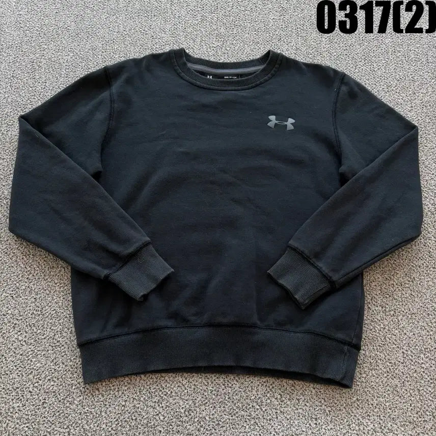 [SOLD OUT] 언더아머 블랙 맨투맨 티셔츠 s