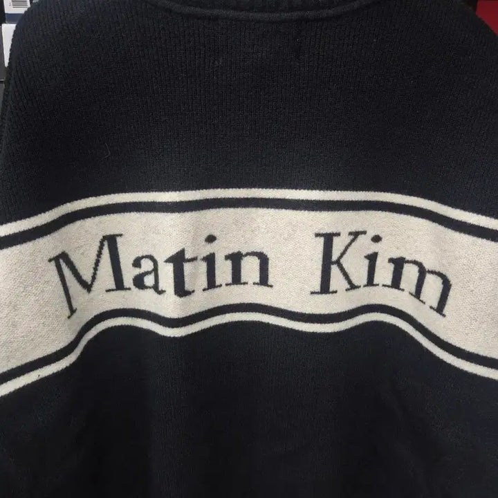 [BUNJANG] Matinkim Spell Point Wool Knit Cardigan Black / 마뗑킴 스펠 포인트 울 니트가디건 블랙