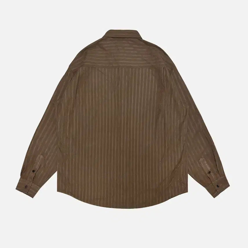 [BUNJANG] Rave Freak Striped Suede Classic Shirt / 남자 스트라이프 스웨이드 클래식 셔츠 3컬러