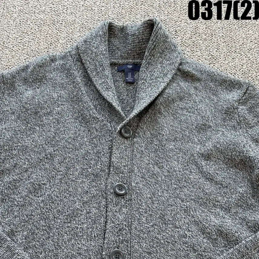 [SOLD OUT] 갭 남성용 그레이 가디건 S
