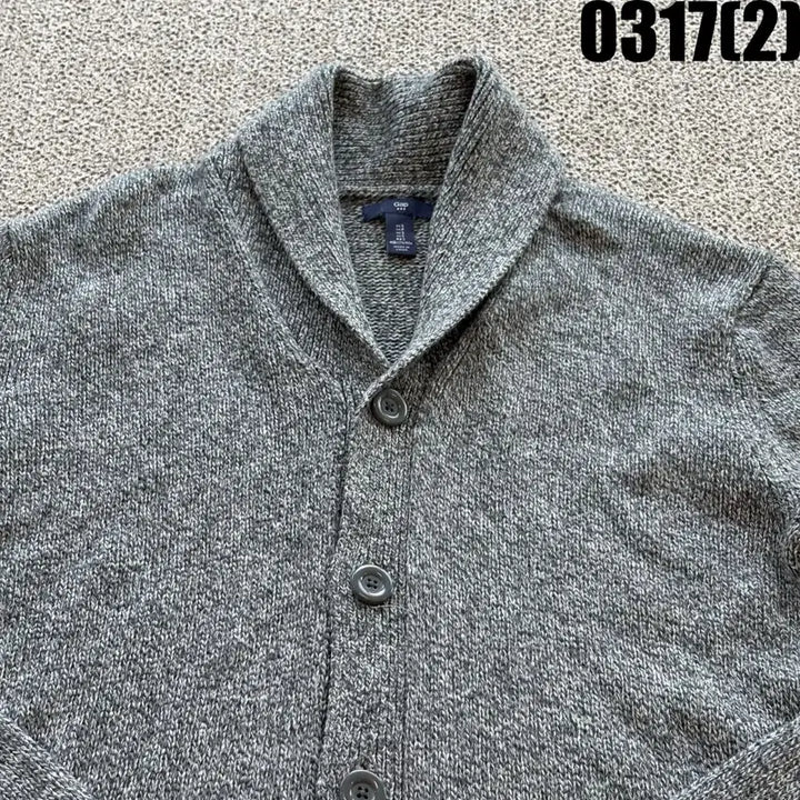 [SOLD OUT] 갭 남성용 그레이 가디건 S
