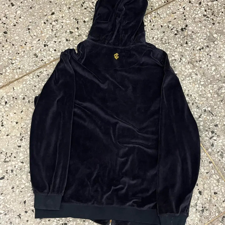 [BUNJANG] Roca Wear Velvet Hoodie Zip-Up / Roca wear 로카웨어 벨벳 후드 집업