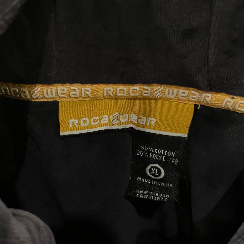[BUNJANG] Roca Wear Velvet Hoodie Zip-Up / Roca wear 로카웨어 벨벳 후드 집업