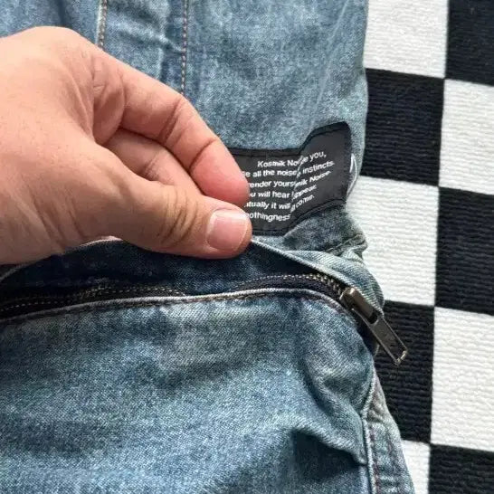 [BUNJANG] GU x Undercover Denim Cargo Pants (XL) / GU X 언더커버 데님 카고 팬츠(XL)