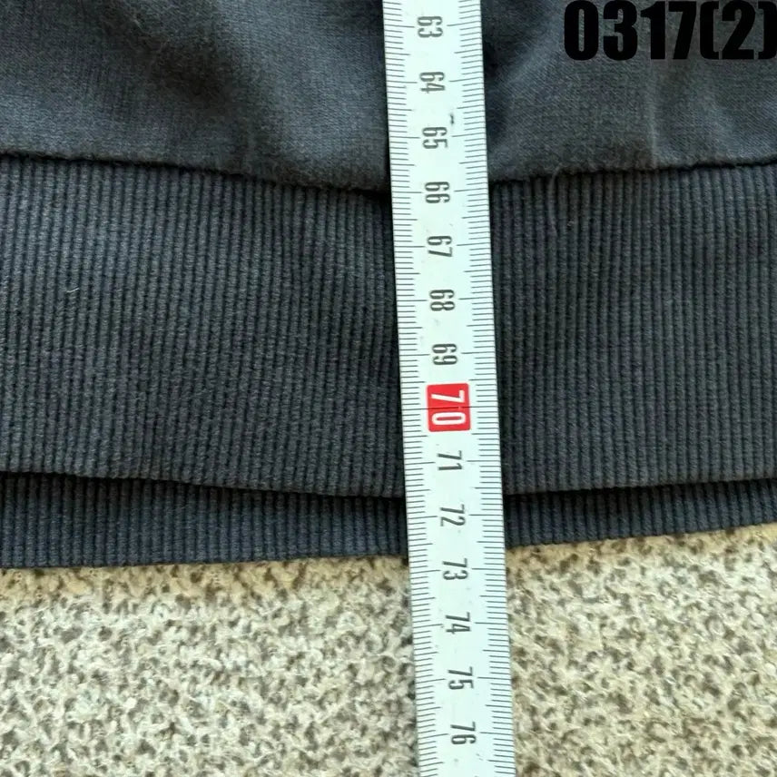 [SOLD OUT] EXR 반집업 맨투맨 블랙 105