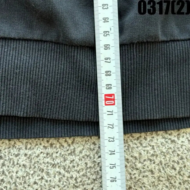[SOLD OUT] EXR 반집업 맨투맨 블랙 105
