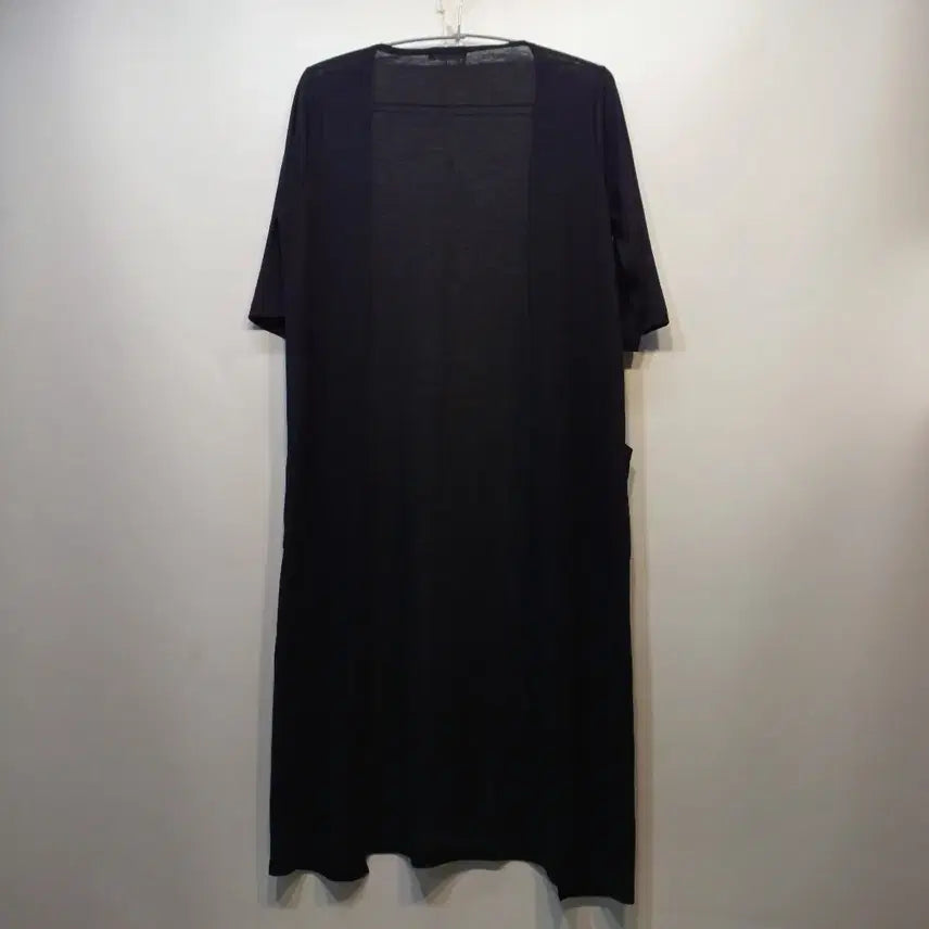 [BUNJANG] Unspecified Long Black Cardigan / 롱 가디건 블랙 포켓 반팔형80~85사이즈여름  63235