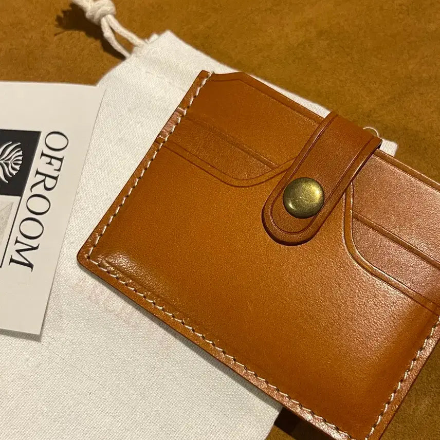 [BUNJANG] Aging Cowhide Slim Card Wallet / 에이징 소가죽 슬림 카드지갑