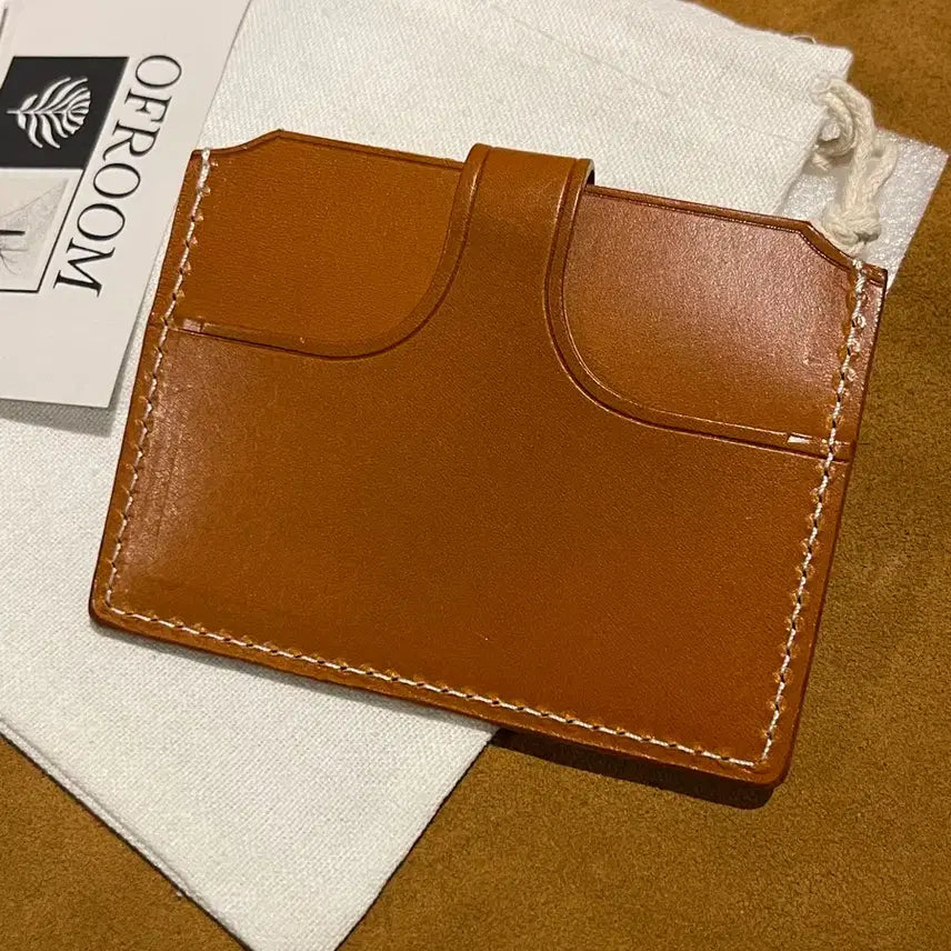[BUNJANG] Aging Cowhide Slim Card Wallet / 에이징 소가죽 슬림 카드지갑