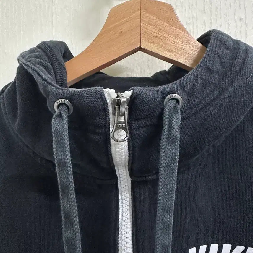 [BUNJANG] Nike Half-Zip Hoodie / 나이키 블랙 하프집업 후드티