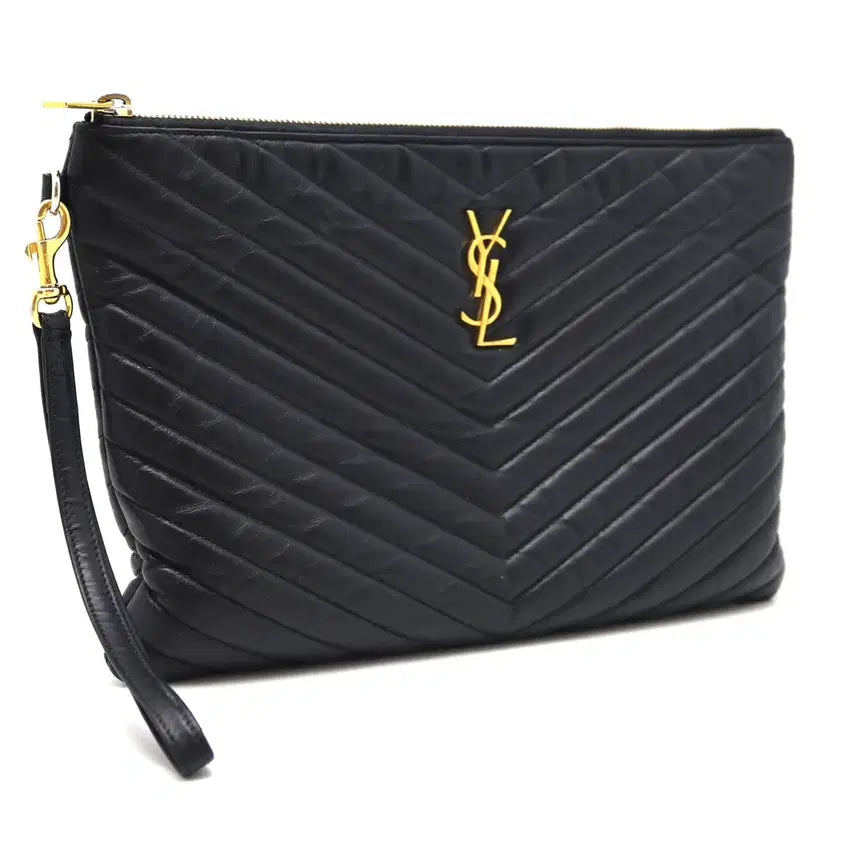 [BUNJANG] Saint Laurent Matelassé Clutch Medium / [착한중고명품동래점] 생로랑 마틀라세 클러치 미듐 559193 상태 B+