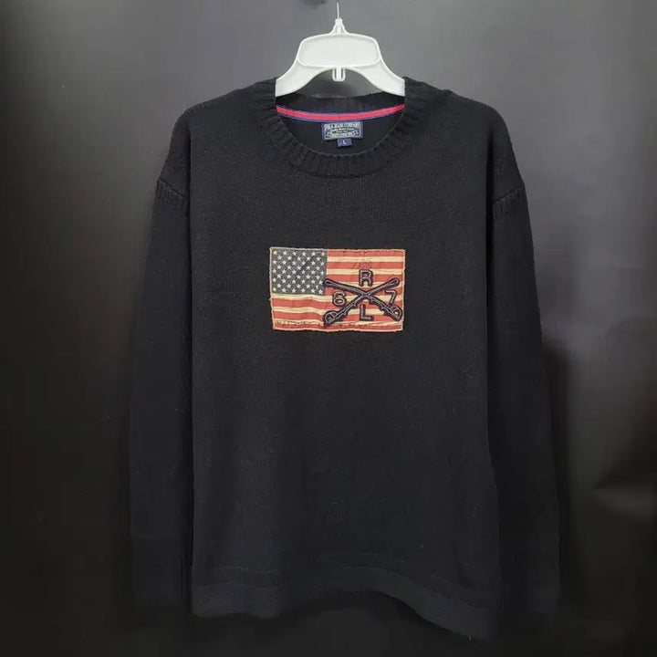 [BUNJANG] Polo Ralph Lauren US Flag Wool Knit Sweater / POLO JEANS 랄프로렌 성조기 성조기 울니트