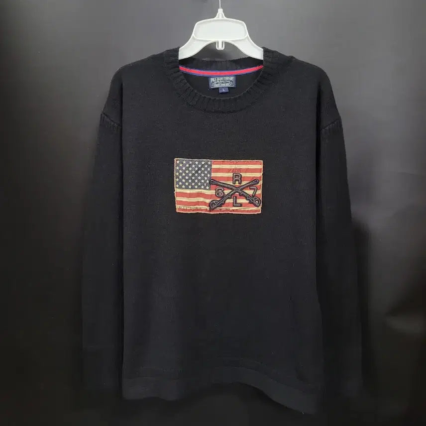 [BUNJANG] Polo Ralph Lauren US Flag Wool Knit Sweater / POLO JEANS 랄프로렌 성조기 성조기 울니트