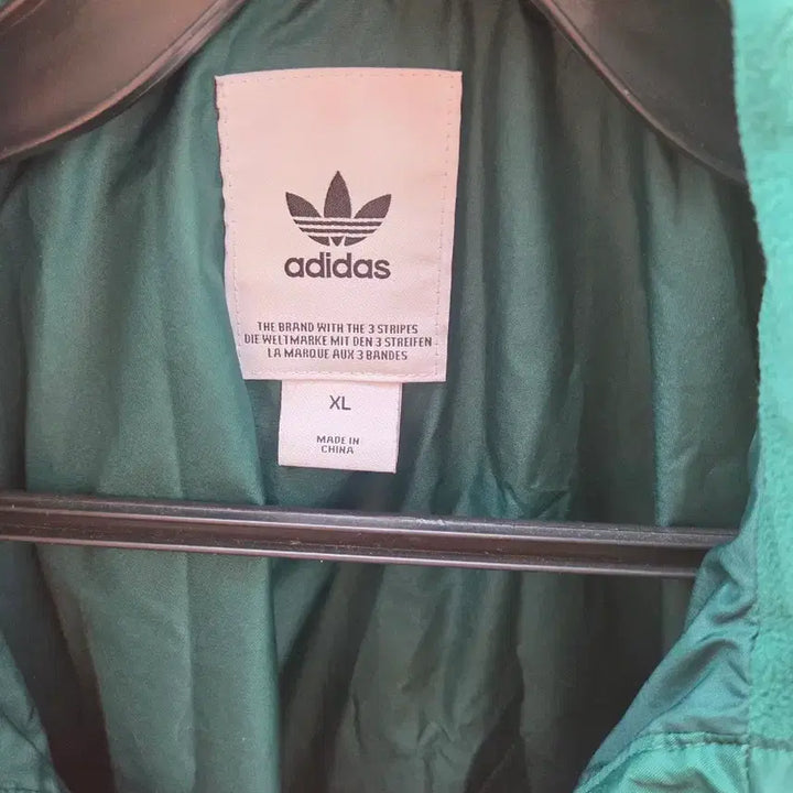 [BUNJANG] Adidas Tri-Stripe Long Coach Jacket / 아디다스 삼선 롱 코치 자켓 그린