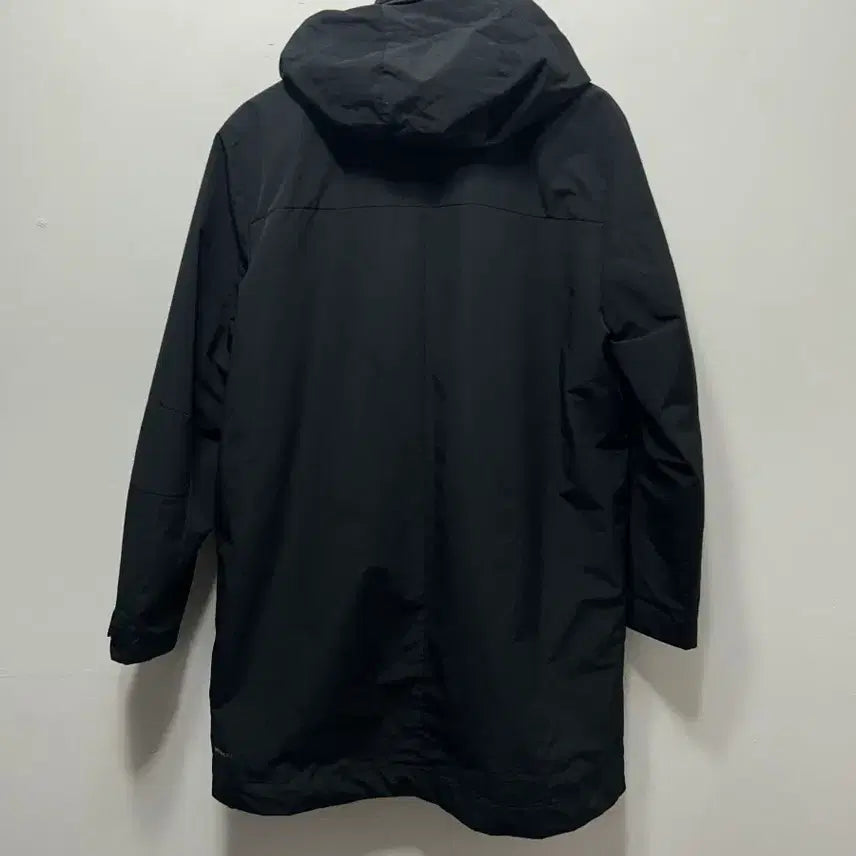 [BUNJANG] Puma Black Hooded Long Coat Jacket L / 푸마 블랙 후드 롱 코트 야상자켓 L