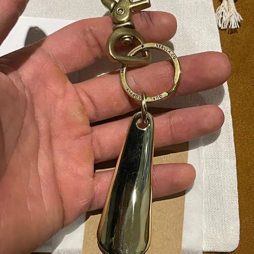 [BUNJANG] RRL Brass Shoe Horn Keyring Set / 빈티지 황동 구두주걱 키링세트 RRL무드
