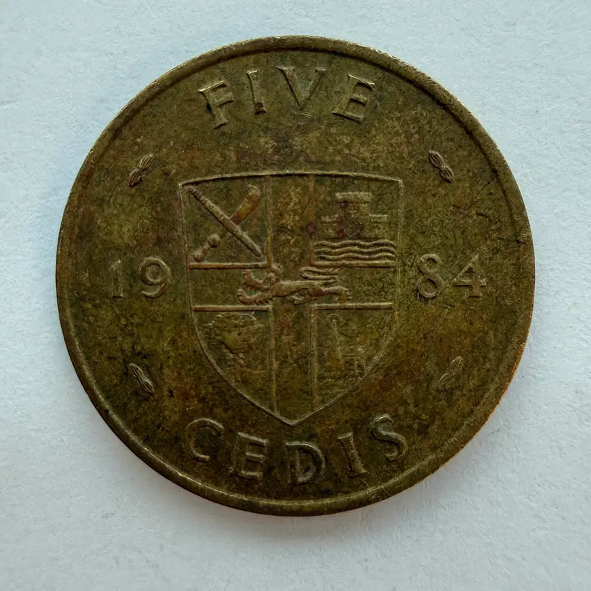[BUNJANG] Ghana 5 Cedis Coin (1984) / 1984년 가나 5세디 동전 S981