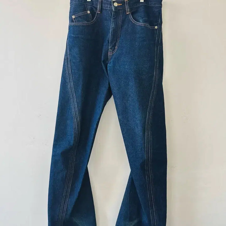 [BUNJANG] NVRFRGT Curved Denim Pants / NVRFRGT 네버포겟 커브드 데님팬츠