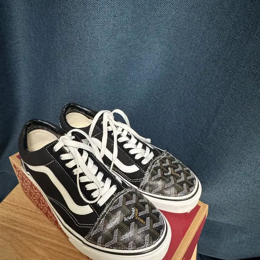[BUNJANG] Vans Goyard Custom Sneakers / 반스 고야드 커스텀 270
