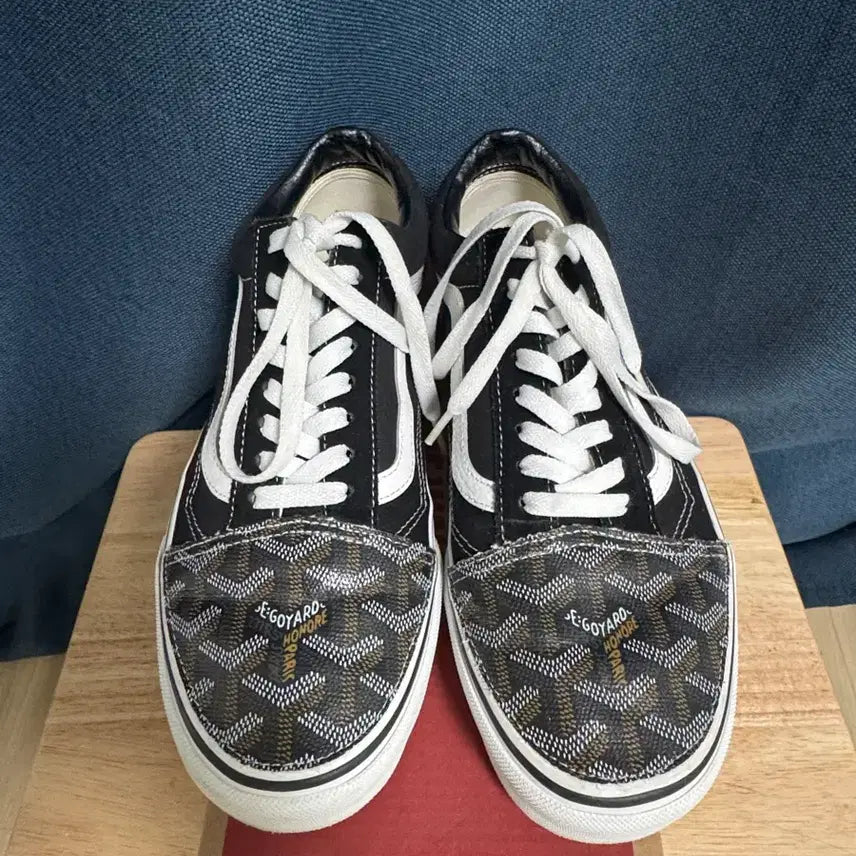 [BUNJANG] Vans Goyard Custom Sneakers / 반스 고야드 커스텀 270