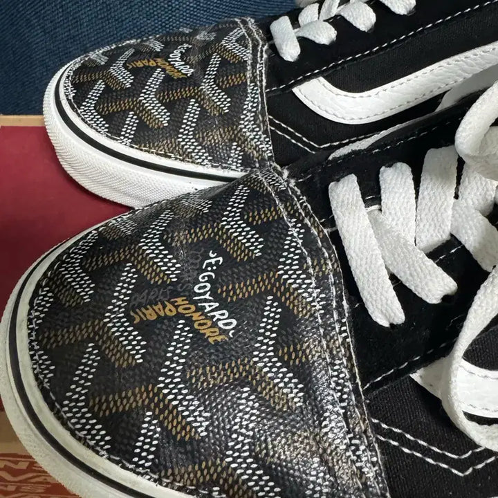 [BUNJANG] Vans Goyard Custom Sneakers / 반스 고야드 커스텀 270