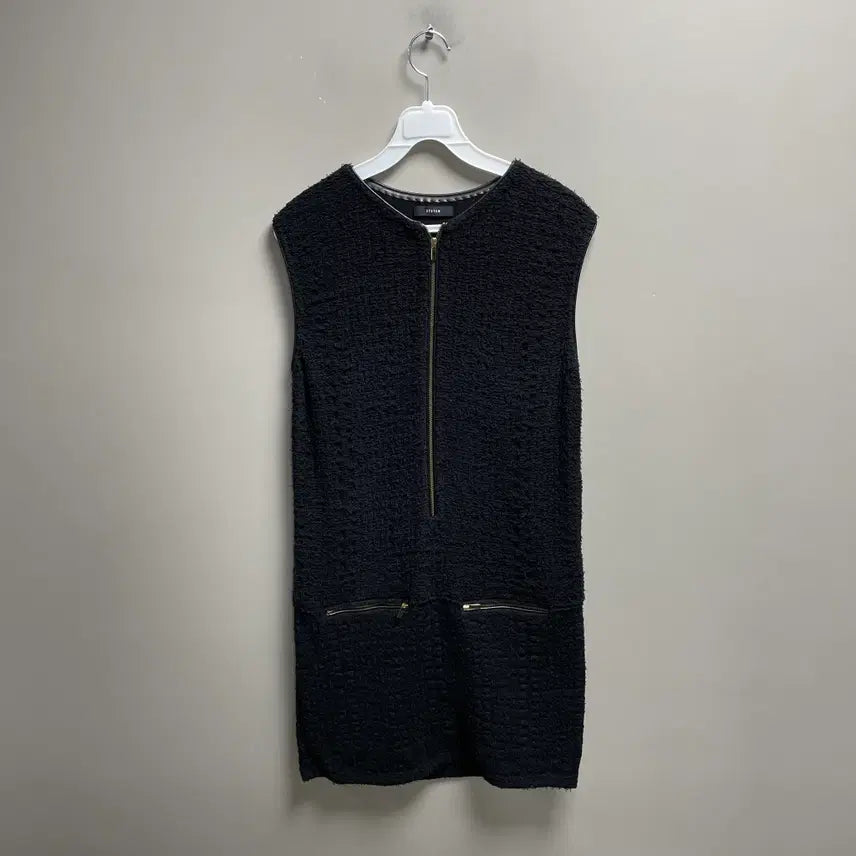 [BUNJANG] System Tweed Vest Dress / 시스템 트위드 베스트 원피스