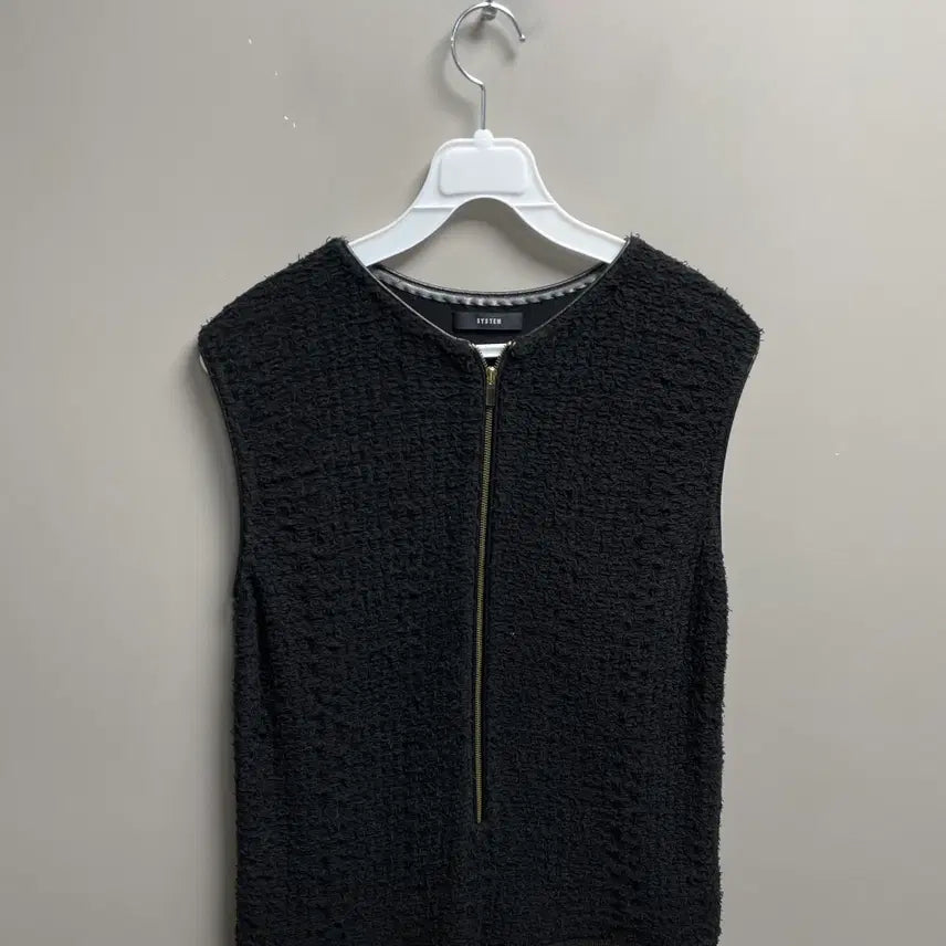 [BUNJANG] System Tweed Vest Dress / 시스템 트위드 베스트 원피스