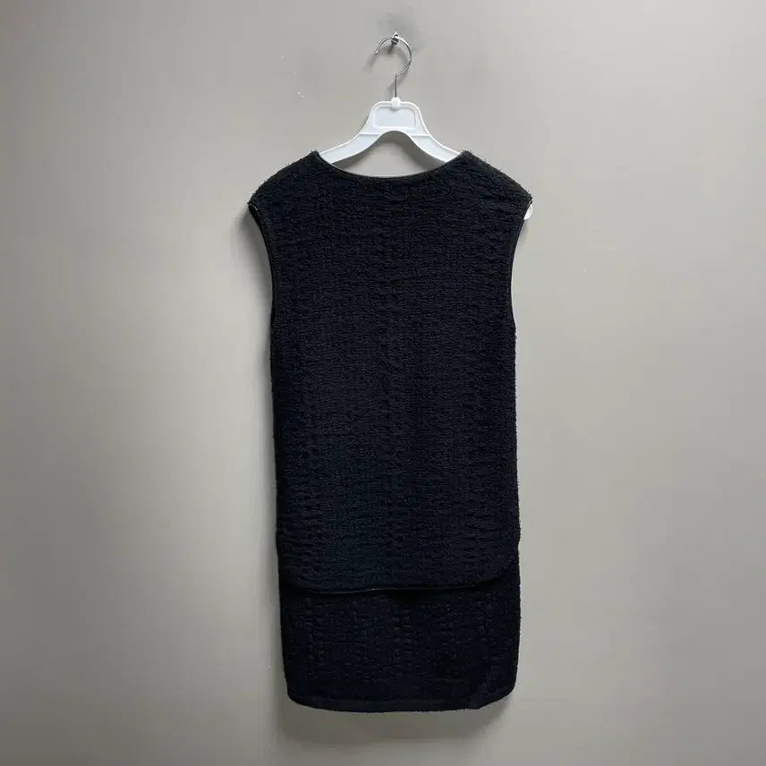[BUNJANG] System Tweed Vest Dress / 시스템 트위드 베스트 원피스