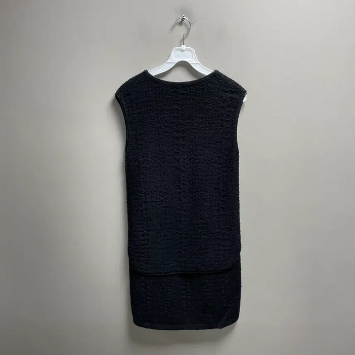 [BUNJANG] System Tweed Vest Dress / 시스템 트위드 베스트 원피스