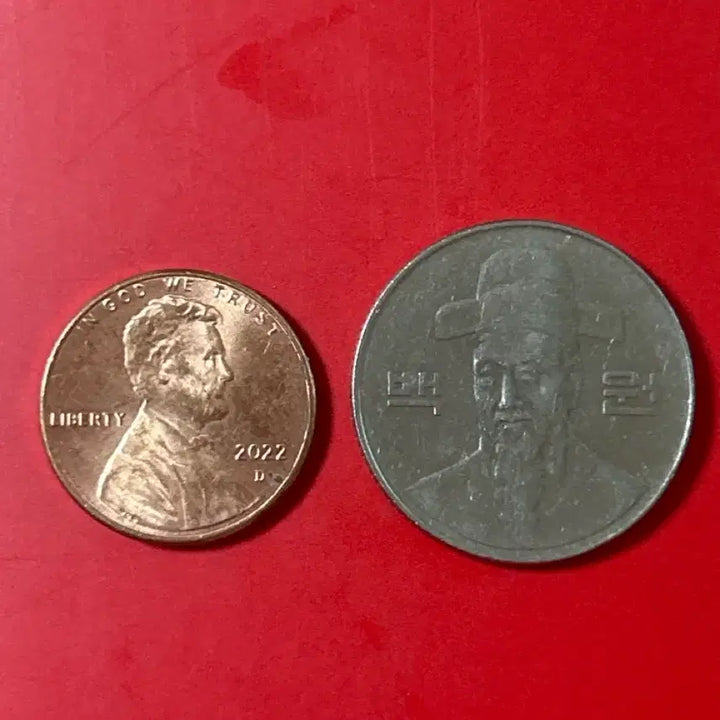 [BUNJANG] 2022 Lincoln Cent Coin / 2022년 미국 링컨 센트 동전 J96
