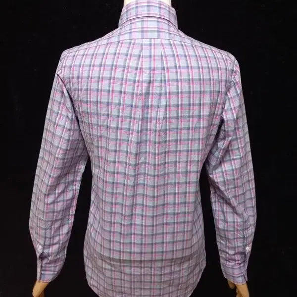 [BUNJANG] Ralph Lauren Tartan Check Long Sleeve Shirt / 랄프로렌 시그니처 정품 남자 춘추용 타탄체크 남성 긴팔남방티셔츠90