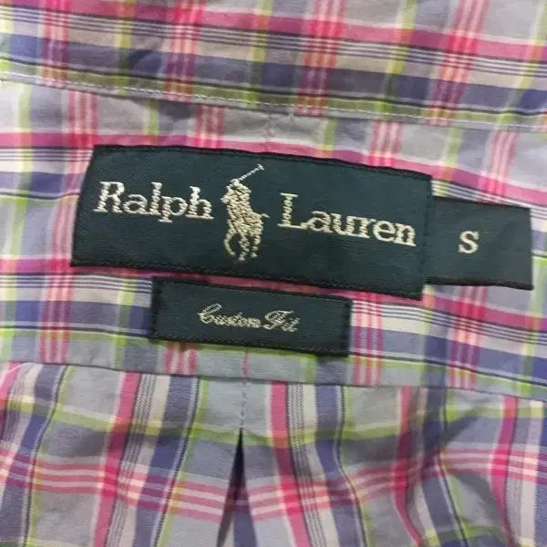 [BUNJANG] Ralph Lauren Tartan Check Long Sleeve Shirt / 랄프로렌 시그니처 정품 남자 춘추용 타탄체크 남성 긴팔남방티셔츠90