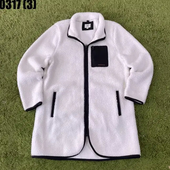 [SOLD OUT] 헨리코튼 플리스 롱 자켓 105 실측 95