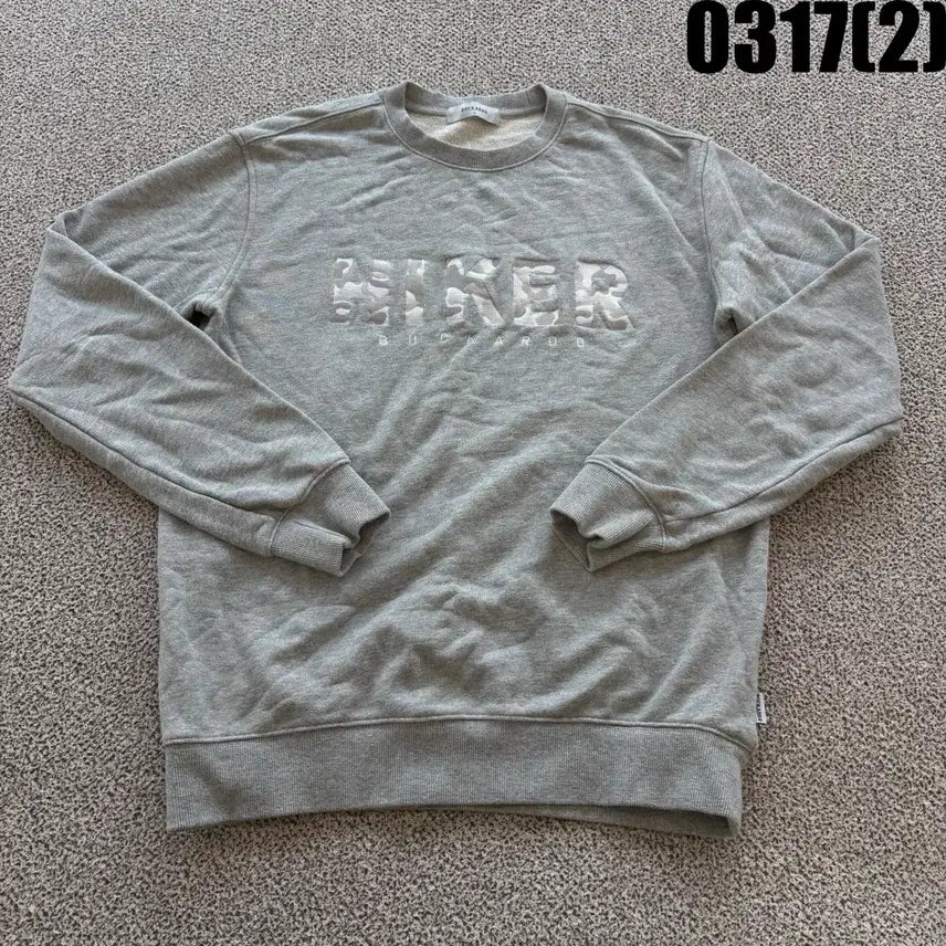 [SOLD OUT] 버카루 HIKER 맨투맨 티셔츠 회색 m