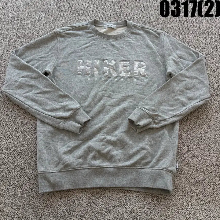 [SOLD OUT] 버카루 HIKER 맨투맨 티셔츠 회색 m