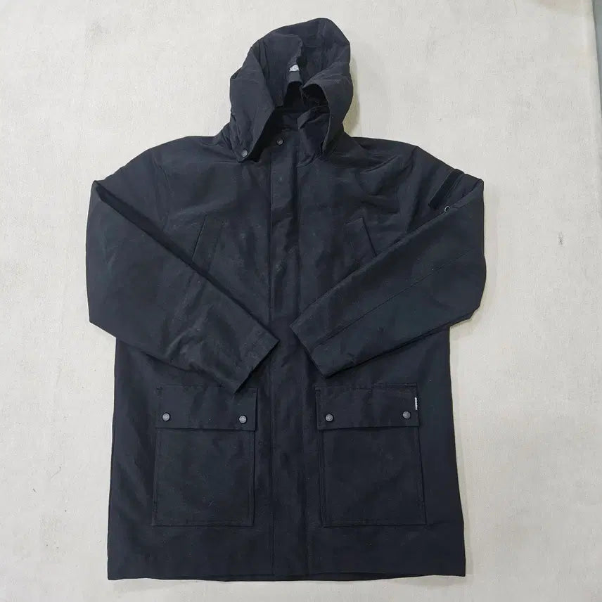 [BUNJANG] Dickies Navy Long Hooded Windbreaker / L 디키즈 네이비 롱 후드 바람막이 0312Y