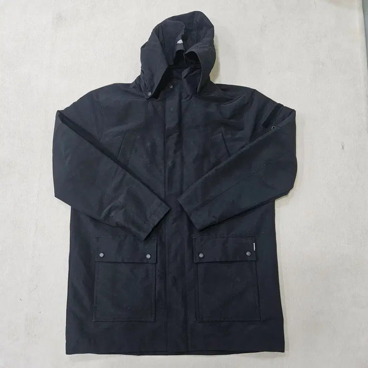 [BUNJANG] Dickies Navy Long Hooded Windbreaker / L 디키즈 네이비 롱 후드 바람막이 0312Y