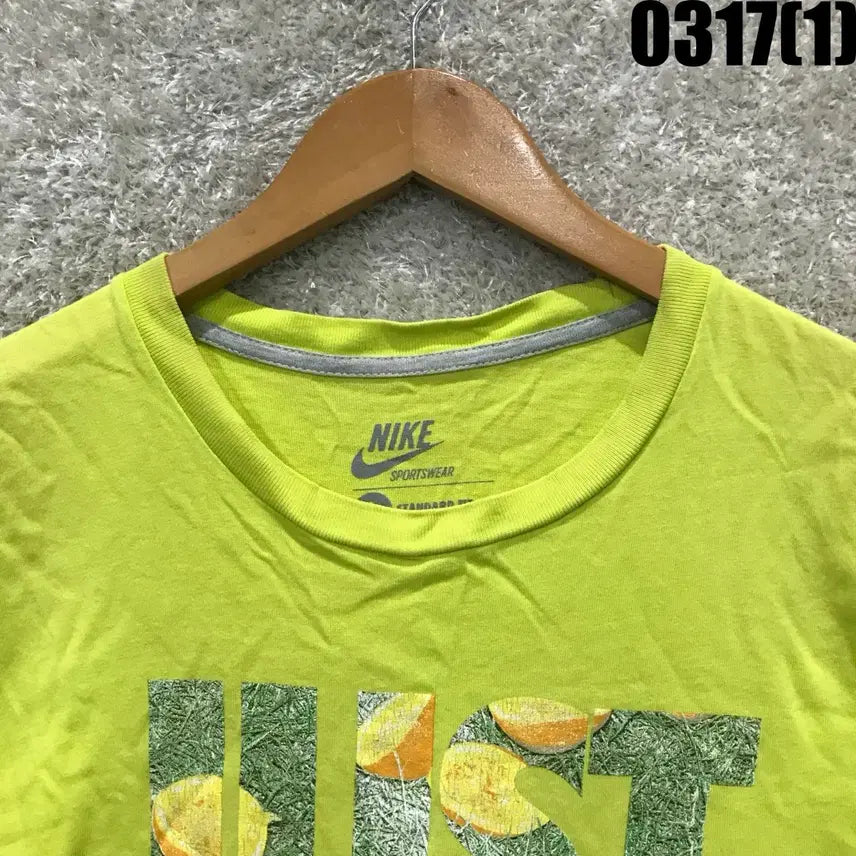 [SOLD OUT] 나이키 형광 JUST DO IT 반팔 티셔츠 L